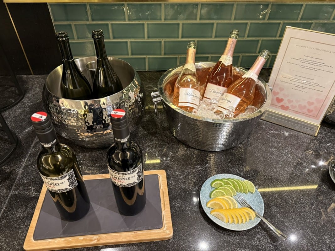 Weinauswahl Evening Cocktail Hour Executive Lounge Wien
