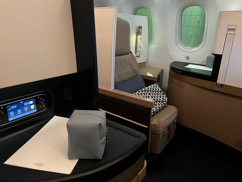Etihad Business Class flug